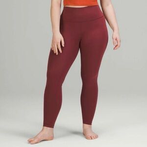LULULEMON Mulled Wine Wunder Under High-Rise Tight 28" Luxtreme Active Yoga Sz 6